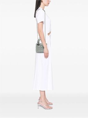 Dior Mini Lady Dior Bag in Sage Green